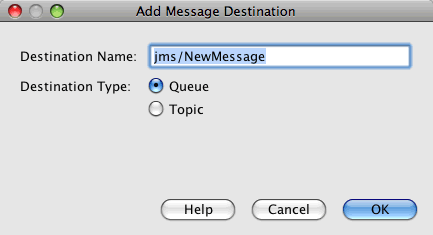 maven messagedestination