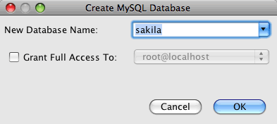 create sakila mysql