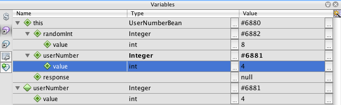 variables window2