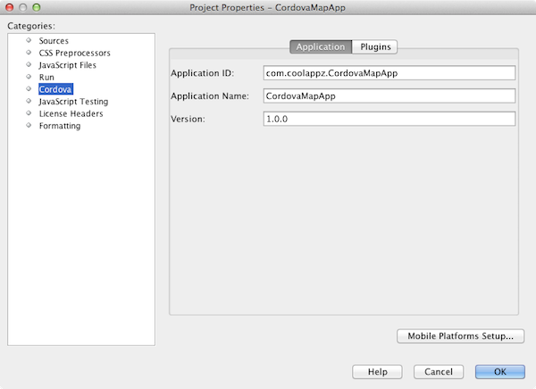 cordova properties application