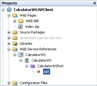 ws ref in jsp client